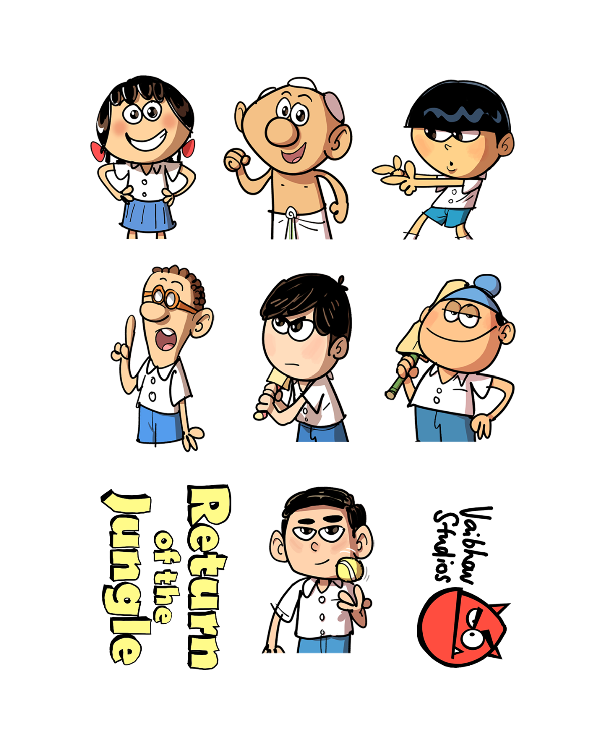 Character Sticker Sets