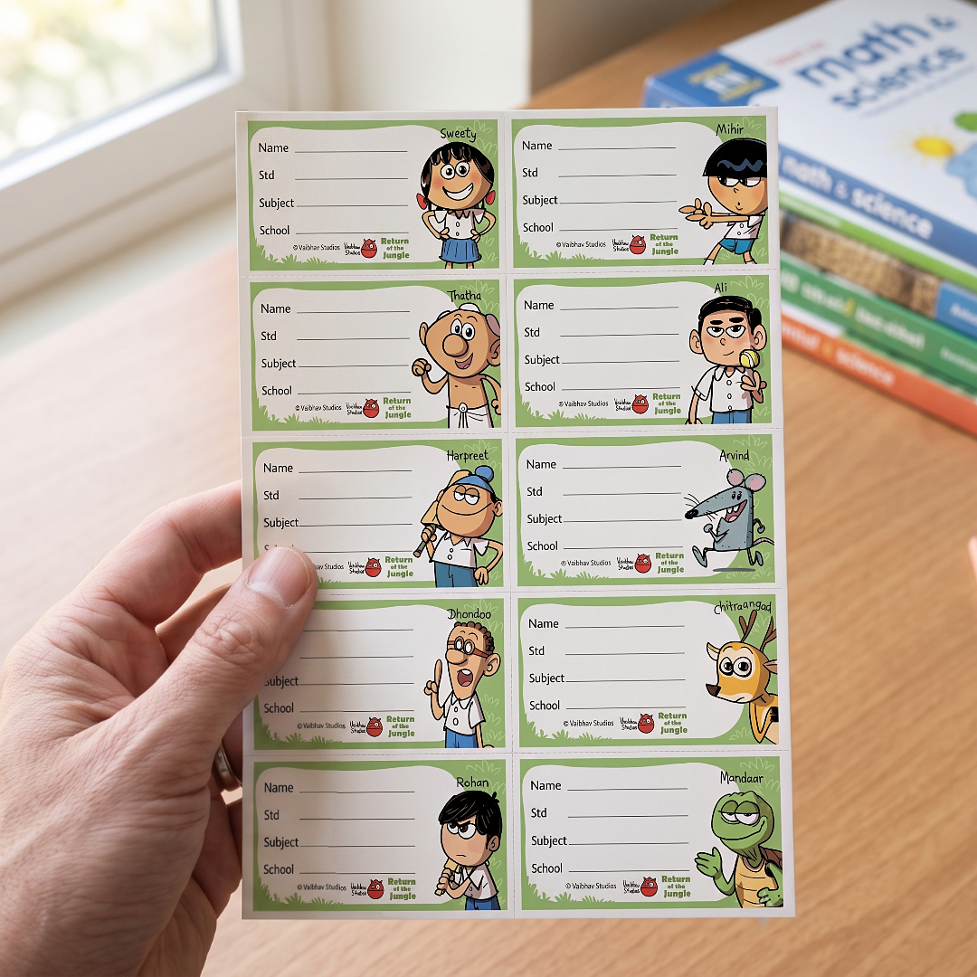 Sticker Labels Bundle (5 Sheets)
